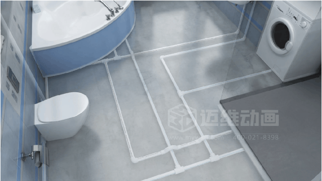 三維動(dòng)畫如何重塑管道行業(yè)營銷格局？深度解析家裝管材3D可視化傳播利器(圖6)