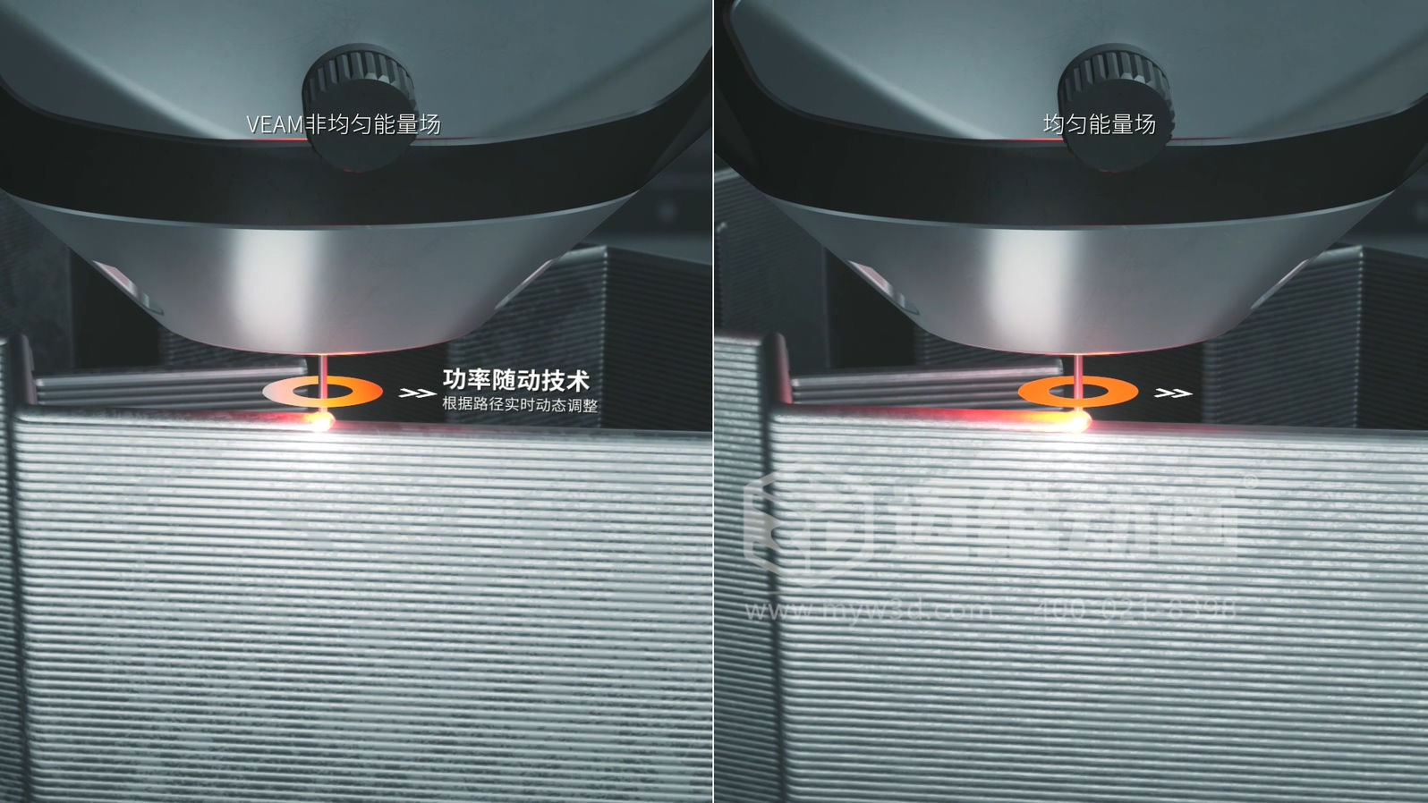 想讓客戶秒懂你的 3D 打印機(jī)？用三維動(dòng)畫展示激光送絲設(shè)備生產(chǎn)工藝，接單更輕松(圖5)