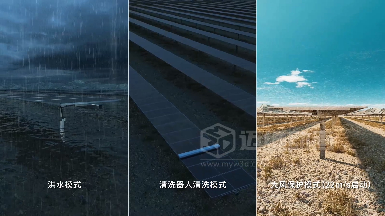 光伏支架企業(yè)營(yíng)銷破局：從 “文字說(shuō)” 到 “動(dòng)畫看”，跟蹤支架 3D 動(dòng)畫讓技術(shù)傳遞效率翻 3 倍(圖3)